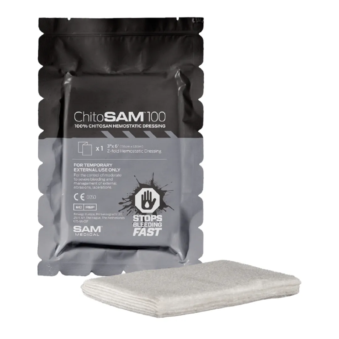 CHITO SAM 100 GASA HEMOSTATICA SAM MEDICAL