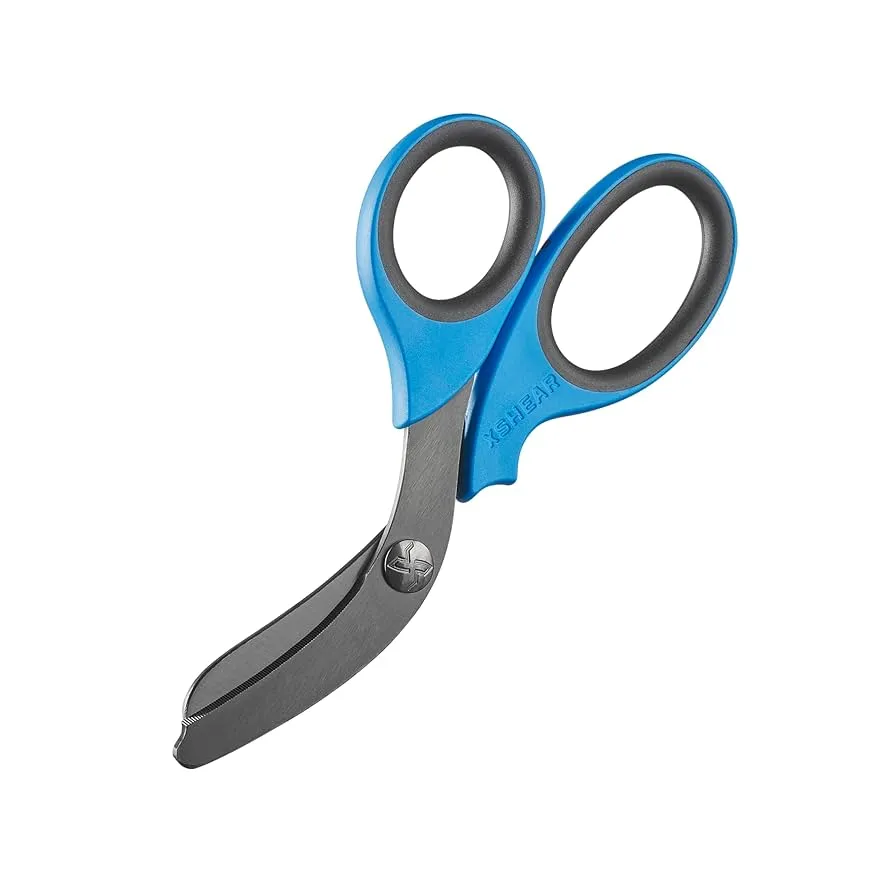 TIJERA TRAUMA HEAVY DUTY DE 7.5 "XSHEAR® EN AZUL / GRIS
